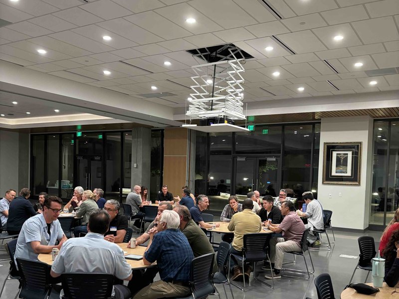 Small group discussion at AI Assembly